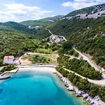 别墅 Quiet Seaview Villa Dubrovnik Region 斯拉诺