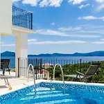 别墅 Quiet Seaview Villa Dubrovnik Region 斯拉诺