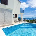 别墅 Quiet Seaview Villa Dubrovnik Region 斯拉诺