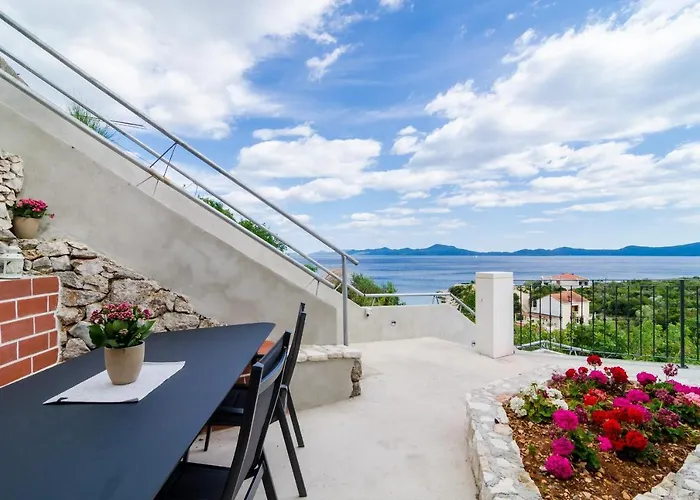 Quiet Seaview Villa Dubrovnik Region * 斯拉诺