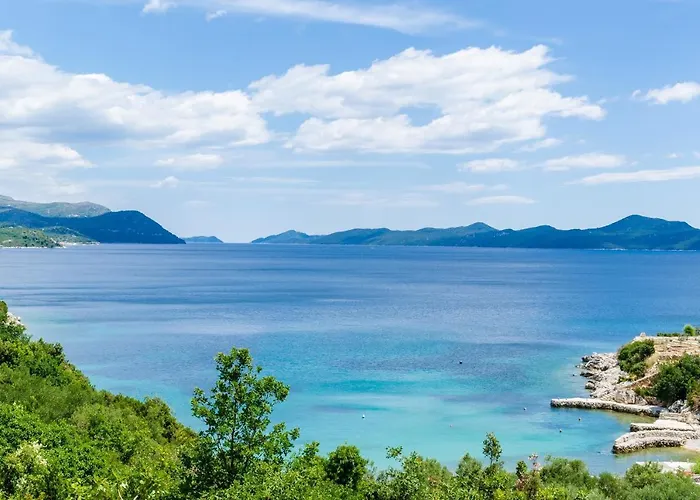 Quiet Seaview Villa Dubrovnik Region 斯拉诺