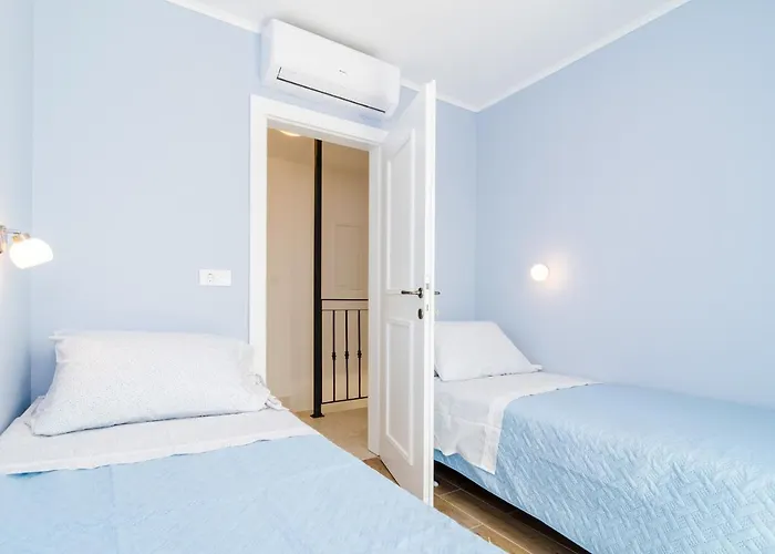 别墅 Quiet Seaview Villa Dubrovnik Region 斯拉诺