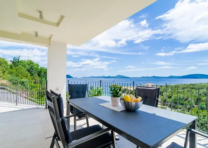 Quiet Seaview Villa Dubrovnik Region 别墅
